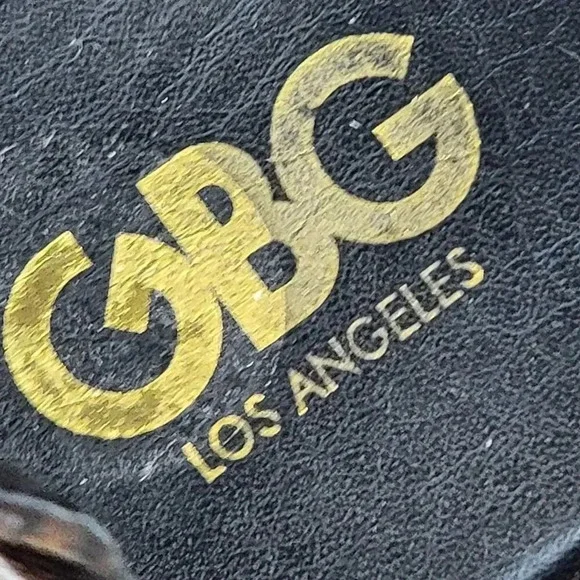 G by‎ GUESS Womens 8.5 Platform 90s 2000s Brown Lug Chunky Sandal Retro Preppy - Picture 9 of 12